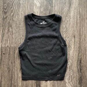 Hollister Cropped Ribbed Tank
